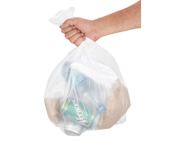 Uline Economy Trash Liners - Natural, 7-10 Gallon, .31 Mil - QTY/1000