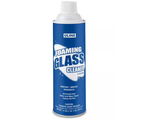 Uline Foaming Glass Cleaner - 539 g Can QTY/1