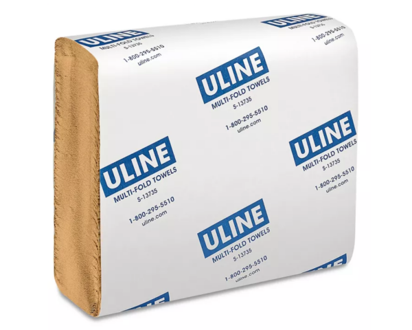 Uline Kraft Multi-Fold Towels